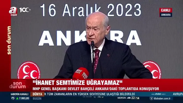 Bahçeli'den İl Başkanları Toplantısı'nda yerel seçim mesajı: