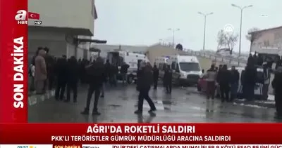 Ağrı’da PKK’lı teröristlerden roketli saldırı | Video