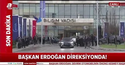 Başkan Erdoğan yerli otomobilin direksiyonunda!
