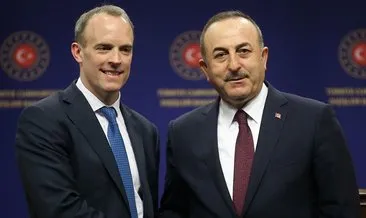 Son dakika: Dışişleri Bakanı Çavuşoğlu, İngiliz mevkidaşı Raab’la görüştü