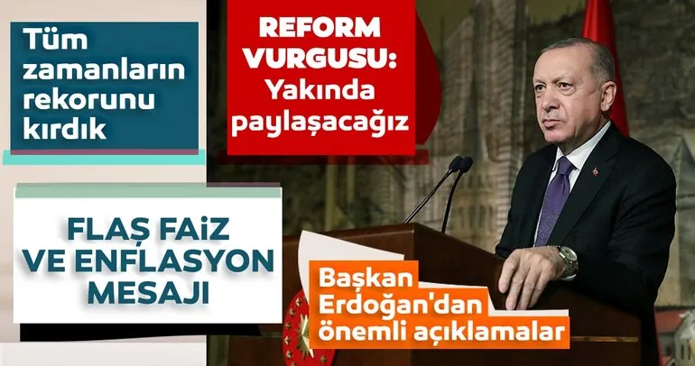Son dakika haberi | Başkan Erdoğan’dan reform mesajı: Yakında kamuoyu ile paylaşacağız...