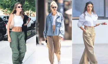 Rahatlığın en popüler hali: Jeanler yerini kargo pantolonlara bırakıyor!