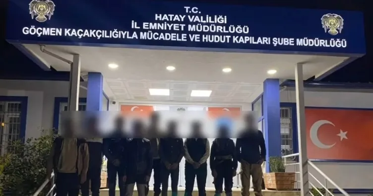 Hatay’da 20 düzensiz göçmen yakalandı
