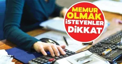 SON DAKİKA: Kamuya 34.189 personel alımı yapılacak! İşte 38 kurumun KPSS şartlı ve şartsız memur alımı ilanları...