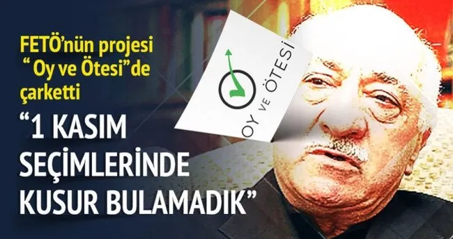 FETÖ’nün projesi Oy ve Ötesi de çarketti