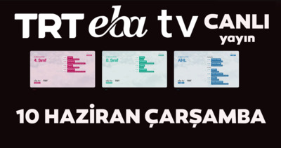 TRT EBA TV izle! 10 Haziran 2020 Çarşamba ’Uzaktan Eğitim’ Ortaokul, İlkokul, Lise kanalları canlı yayın | Video