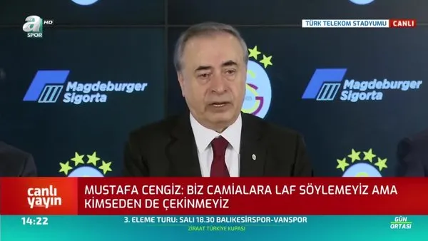 Galatasaray Başkanı Mustafa Cengiz'den Ali Koç'a sicil yanıtı
