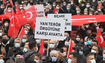 Van teröre karşı tek yürek oldu