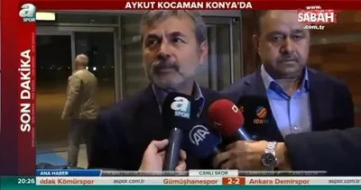 İşte Aykut Kocaman’ın ilk açıklamaları