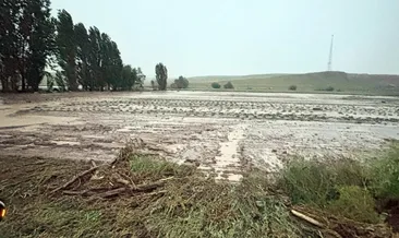 Yozgat’ı dolu ve sel vurdu