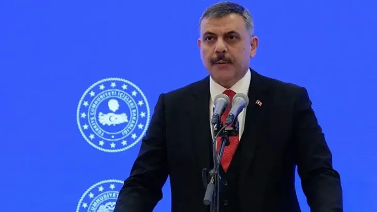 İçişleri Bakanı Mustafa Çiftçi açıklamalarda bulunuyor
