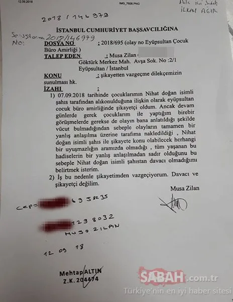 Nihat Doğan olayıyla ilgili flaş gelişme!