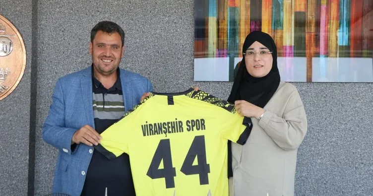 Yazmacı’dan Viranşehir’deki spor kulüplerine destek