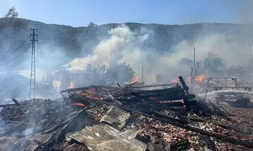 Kastamonu’da yangın! 11 ev küle döndü