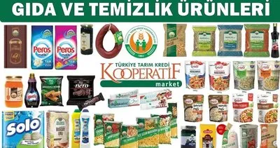 SEPETLERİ DOLDURUYOR! Tarım Kredi market kataloğu 17-30 Haziran 2025: Zeytin, salça, tuvalet kağıdı, deterjanlar...
