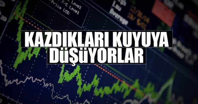 Kazdıkları kuyuya düşüyorlar