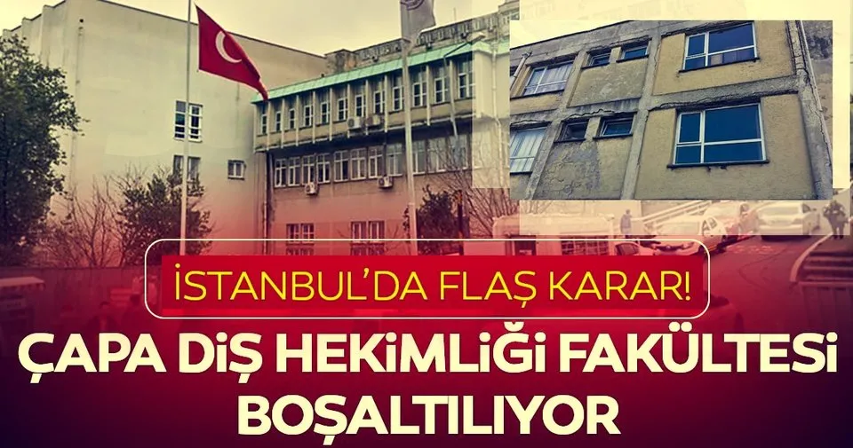 Son Dakika Capa Dis Hekimligi Fakultesi Bosaltiliyor Son Dakika Haberler