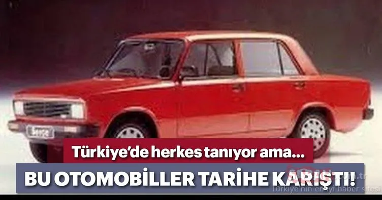 Türkiye’de tarihe karışan otomobil modelleri