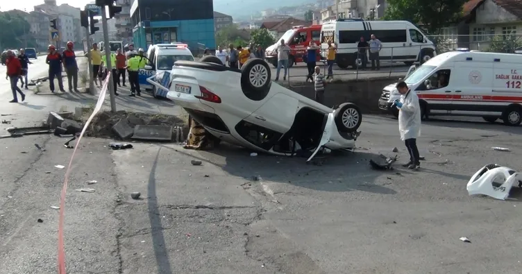 Kdz. Ereğli’de feci kaza: 1 ölü 4 yaralı