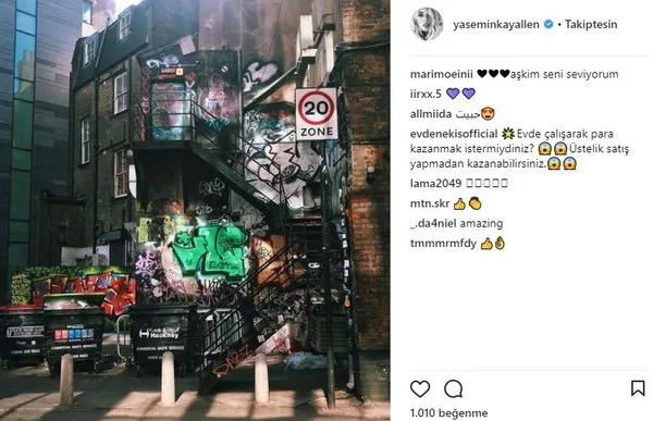Ünlü isimlerin Instagram paylaşımları (14.03.2018)
