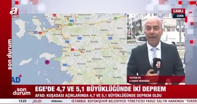 SON DAKİKA! İzmir’de korkutan deprem! Aydın’da da hissedildi! AFAD şiddetini açıkladı | Video
