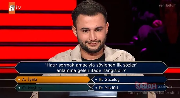 Kim Milyoner Olmak İster’de ikinci soruda elenerek şaşırttı! İşte Milyoner’de yarışmacının elendiği o soru!