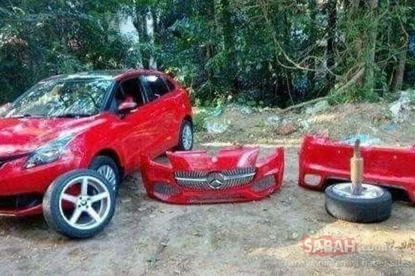 Otomobilin son hali şaşırttı!