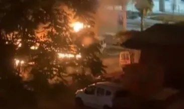 Kocaeli'deki iş yeri alev aldı: Önce yangın sonra patlama! #kocaeli