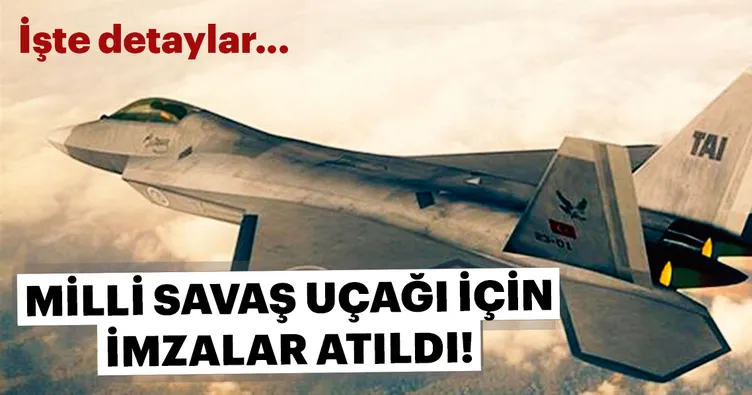 Milli savaş uçağı için güç birliği