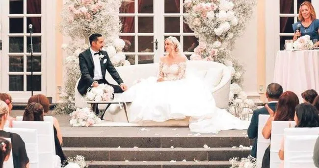 Eko Fresh eşiyle nikah tazeledi