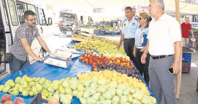 Zabıtadan etiket ve tartı denetimi