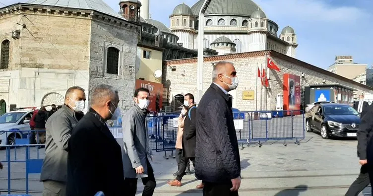 Kültür Bakanı Taksim’de Atlas Sinema Müzesini teftişe çıktı