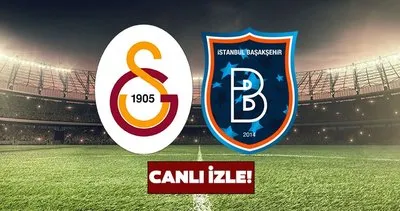 GALATASARAY BAŞAKŞEHİR MAÇI CANLI İZLE | beIN Sports 1 ile Süper Lig Galatasaray Başakşehir maçı canlı yayın izle ekranı