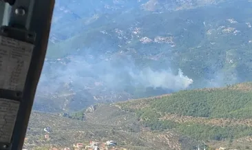 Kazdağları’nda orman yangını çıktı! Havadan ve karadan müdahale sürüyor