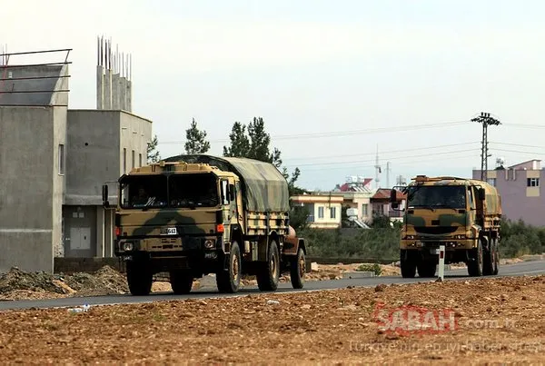 Son dakika: Hatay sınırına askeri sevkiyat sürüyor