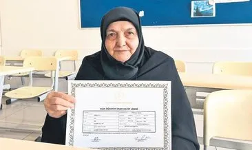 78 yaşında imam hatip lisesini bitirip hafız oldu #istanbul
