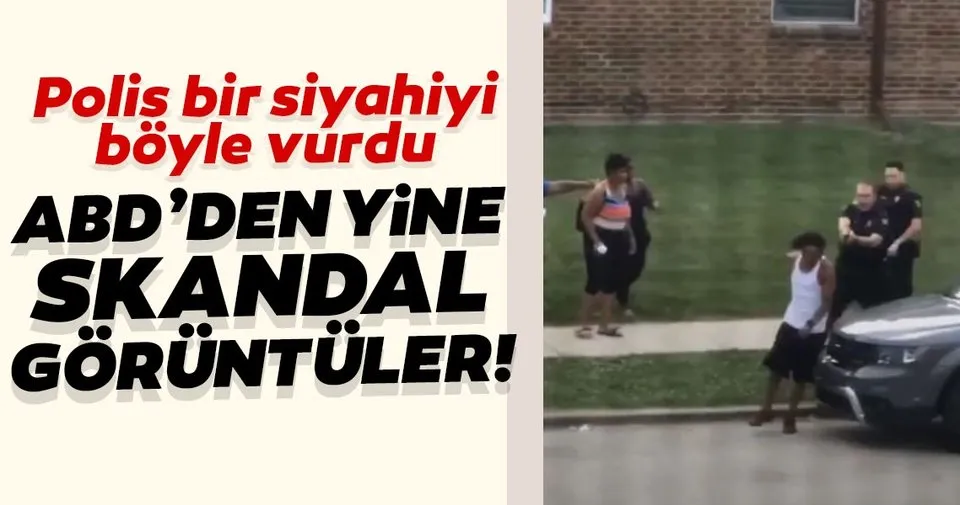 Son dakika ABD�de yine polis şiddeti! Siyahi adamı 7 Son dakika ABD�de yine polis şiddeti! Siyahi adamı 7
