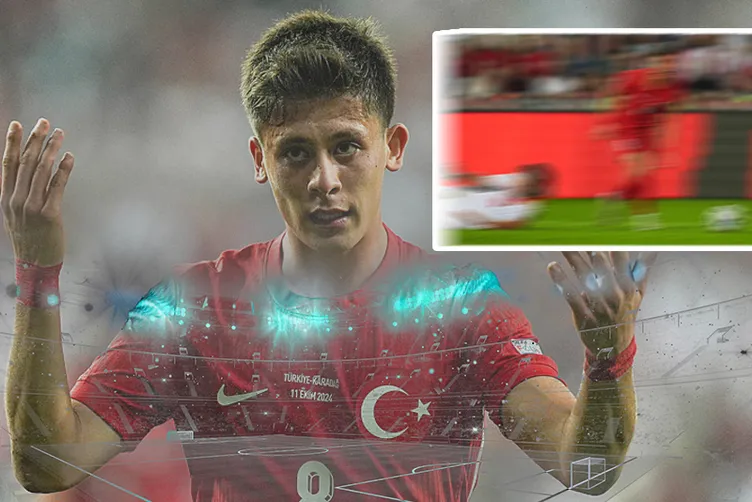 Son dakika haberi: Ne yaptın Arda Güler! Karadağ maçındaki o çalımıyla olay oldu | Sosyal medya onu konuştu...