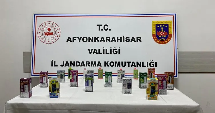 Afyonkarahisar’da kaçak elektronik sigara operasyonu