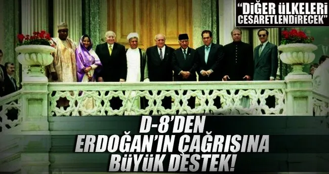 Cumhurbaşkanı Erdoğan’ın TL çağrısı D-8’i memnun etti