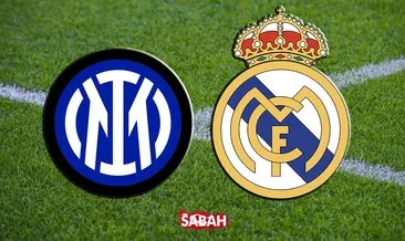 Inter Real Madrid maçı canlı izle! Şampiyonlar Ligi Inter Real Madrid maçı canlı yayın kanalı izle!