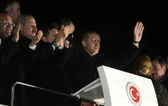 Başbakan Erdoğan’a Ankara’da coşkulu karşılama