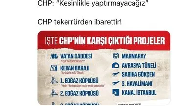 İşte CHP’nin karşı çıktığı projeler!