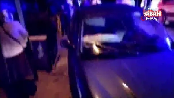 Sinop'ta iki otomobil çarpıştı: 2 yaralı | Video