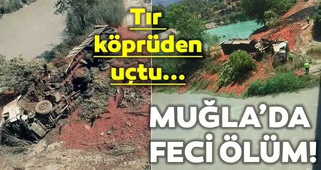 Mugla Da Domates Yuklu Tir Kopruden Uctu Son Dakika Haberler