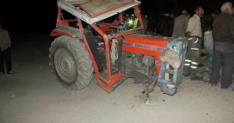 Tokat’ta traktör kazası: 1 ölü, 1 yaralı