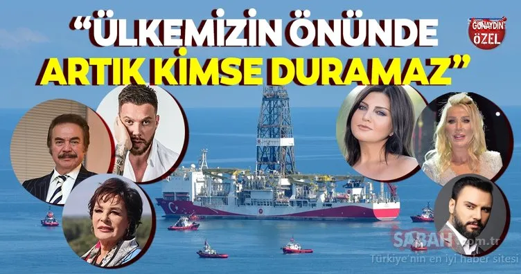 Başkan Recep Tayyip Erdoğan’ın doğal gaz rezervi müjdesini ünlü isimler de sevinçle karşıladı! İşte sanat camiasının tebrik mesajları...