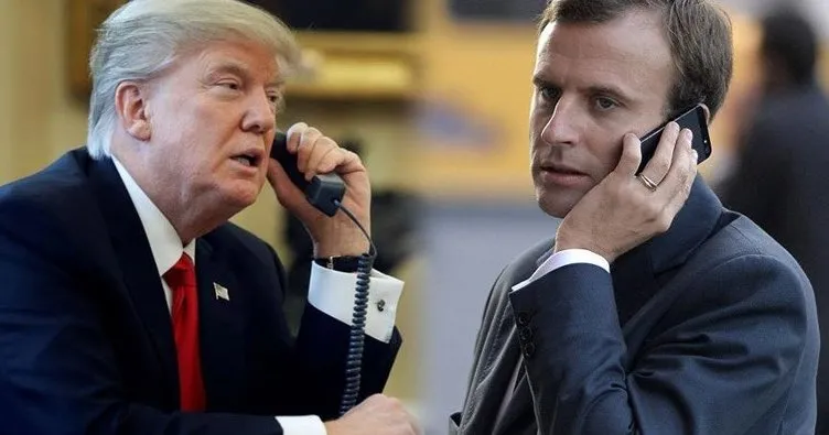 Trump ve Macron telefonda coronavirüsü görüştü