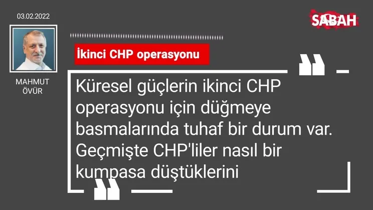 Mahmut Övür | İkinci CHP operasyonu