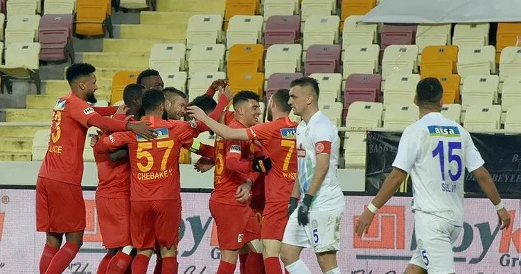 Yeni Malatyaspor geriden gelip farka gitti! Yeni Malatyaspor 4-1 Çaykur Rizespor